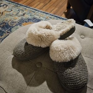 Gray UGG slippers